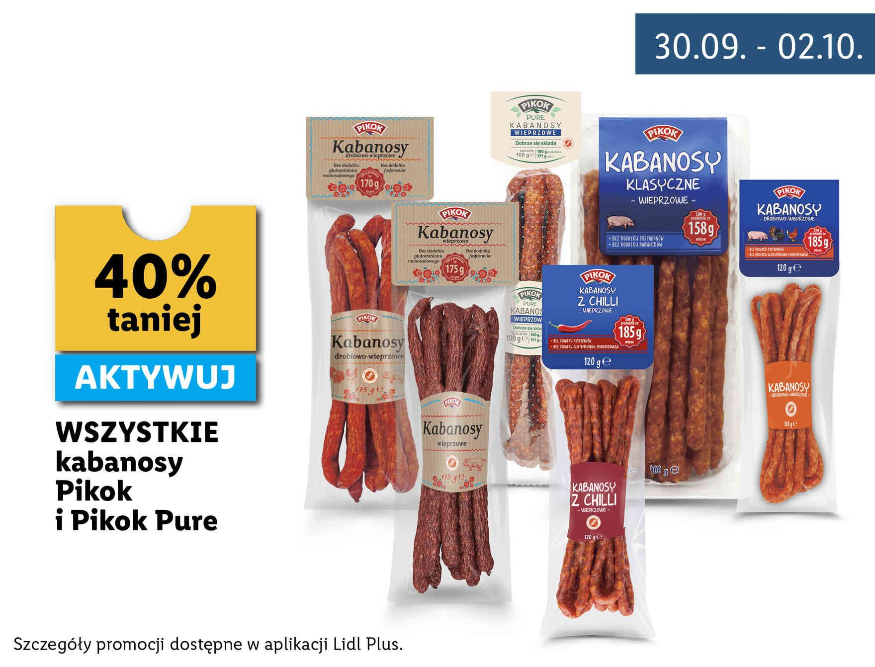 Lidl, kabanosy 40 taniej Pepper.pl