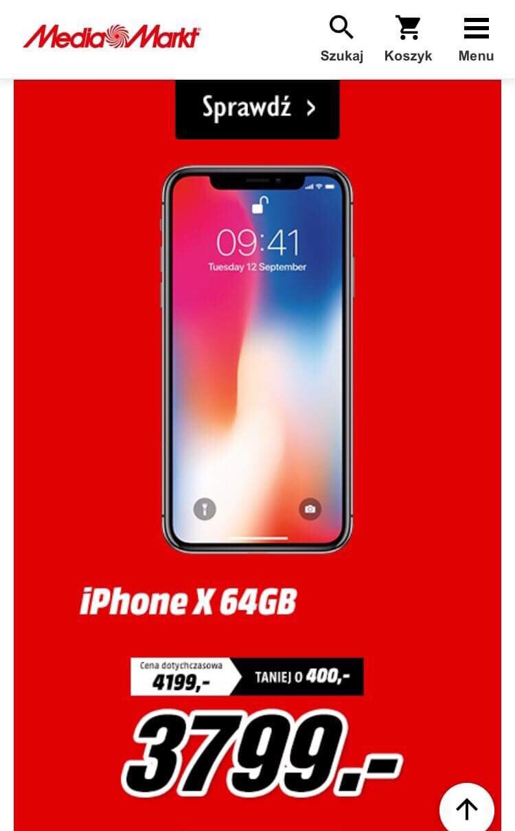 Mediamarkt Iphone / Media Markt regala 700 iPhone X los