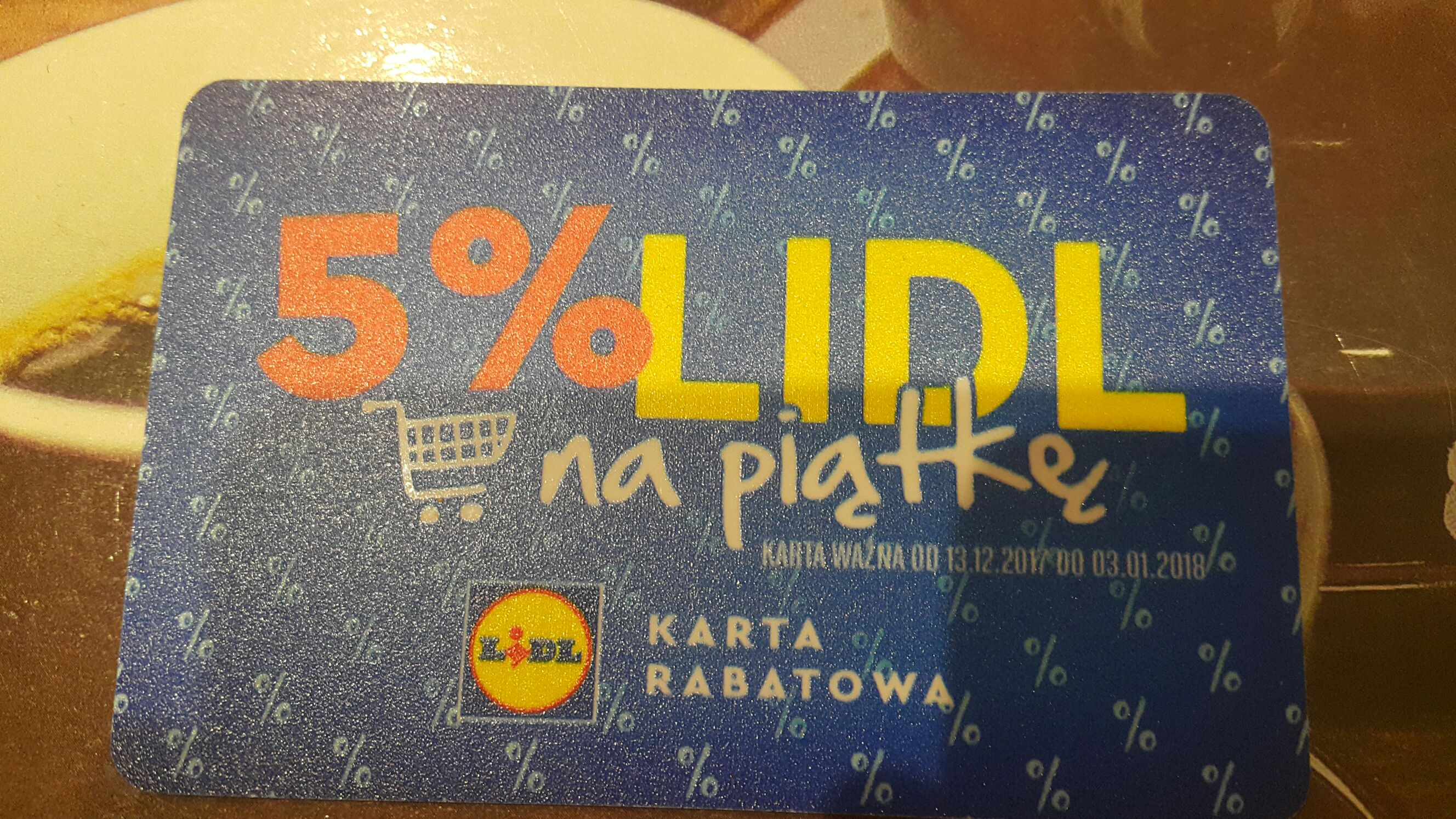 lidl karta Karta rabatowa 5% do lidla w Jablonnie   Pepper.pl lidl karta