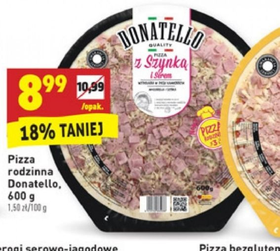 Pizza Donatello 600g biedronka Pepper.pl