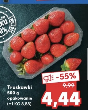 Truskawki 4 44 Zl 500g Opakowanie Kaufland Pepper Pl