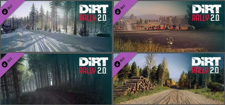 4 darmowe DLC do DiRT Rally 2.0 na Steam / podstawka za 17,99zł / GOTY za 35,74zł