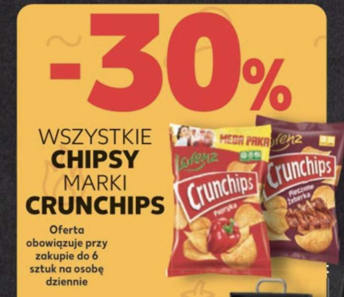 Chipsy Crunchips Mega Paka 200g -30% Kaufland