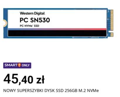 Dysk SSD Western Digital SDBPNPZ-256G-1006 256GB M.2 PCIe NVMe - Smart Okazja