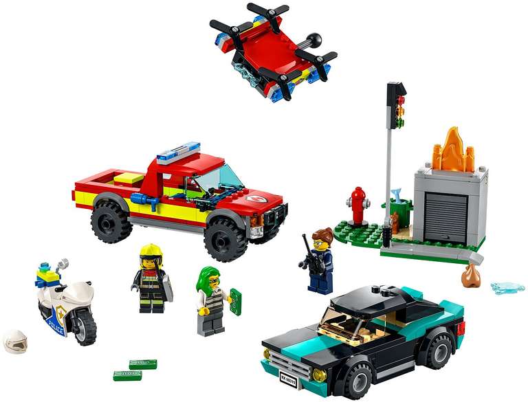 Klocki LEGO 60319 City - Akcja strażacka i policyjny pościg @ Inlago