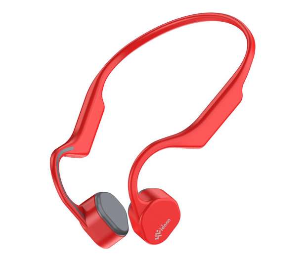 Vidonn F3 Czerwone słuchawki bezprzewodowe na przewodnictwo kostne(APLIKACJA X-KOM)