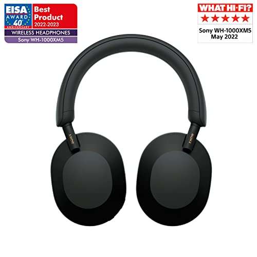 Bezprzewodowe słuchawki Sony WH-1000XM5 czarne lub srebrne