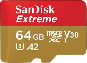 Karta pamięci SanDisk Extreme 64GB micro SDHC V30