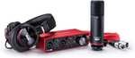 Zestaw interfejs audio Focusrite Scarlett 2i2 3rd gen + Słuchawki HP60 MkIII + Mikrofon CM25 MkIII + przewód XLR
