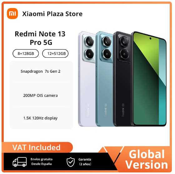 Smartfon Redmi Note 13 Pro 5G 8+256GB Global USD244.84