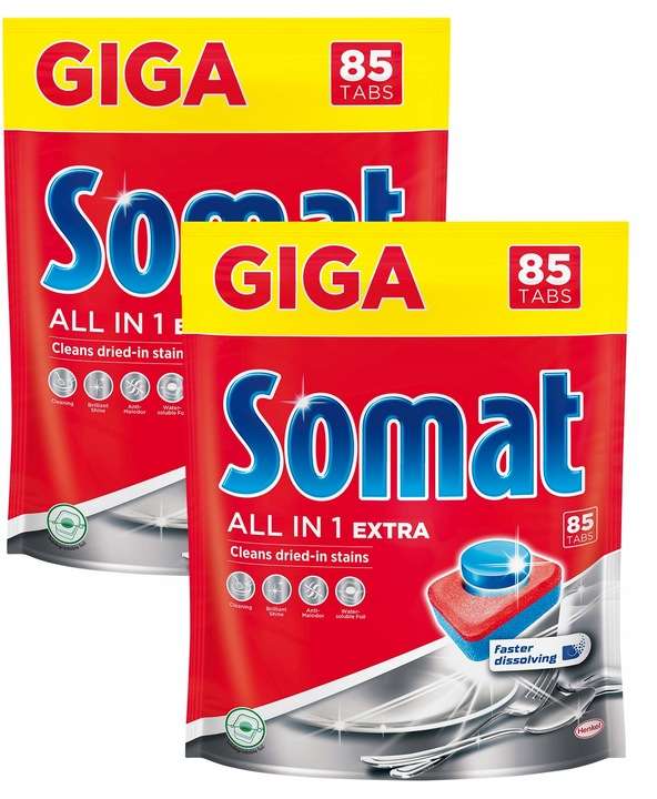 Tabletki do zmywarki Somat All In 1 Extra 170 szt. (46 groszy za sztukę) @euro