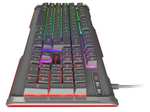 Klawiatura Membranowa Genesis Rhod 400 RGB, z podświetleniem, klawisze multimedialne @ Morele