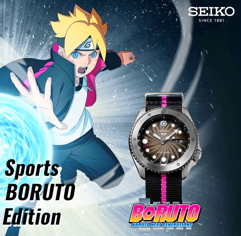 zegarek Seiko 5 Sports Boruto Uzumaki