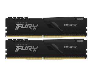 Kingston FURY 16GB (2x8GB) 3600MHz CL17 Beast Black - Pamięć RAM DDR4