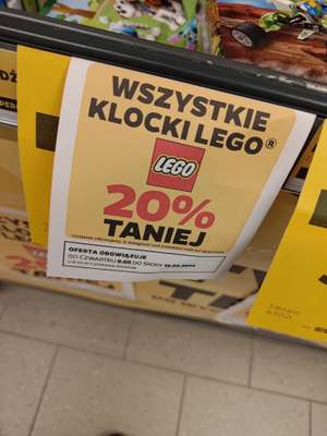 Promocja -20% na klocki LEGO w Netto