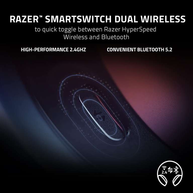 Razer Barracuda - Bezprzewodowy zestaw słuchawkowy do gier i urządzeń mobilnych na wielu platformach 81,99£