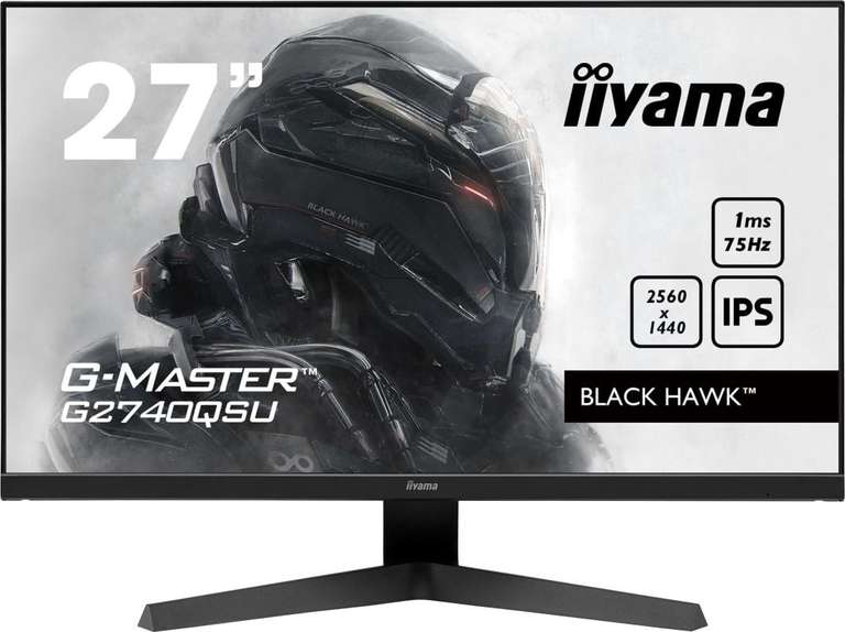 Monitor iiyama G-Master G2740QSU-B1 Black Hawk (2K, IPS, 75 Hz, 250 nitów) @ Morele