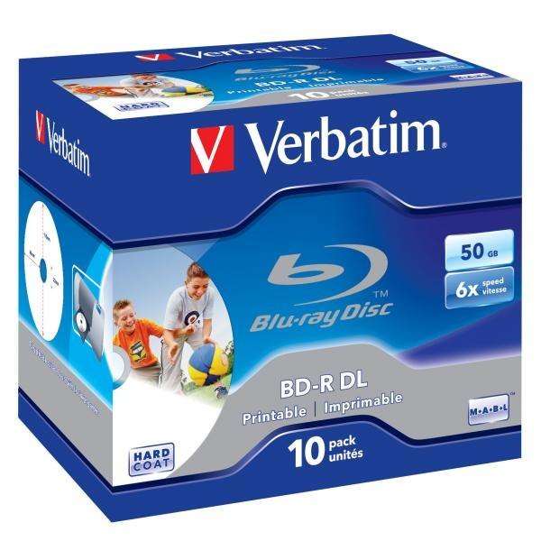 10 sztuk płyt Verbatim BD-R 50GB