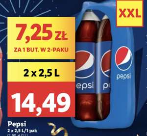 Pepsi 2.5l - dwupak @Lidl