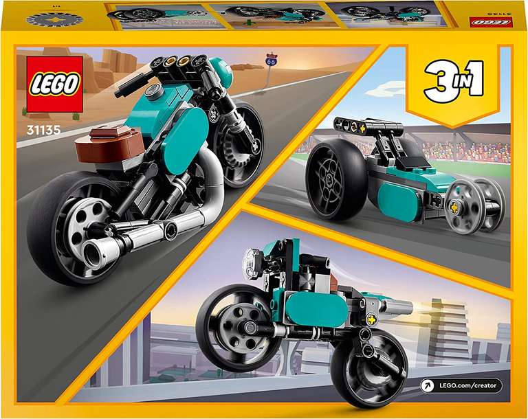 LEGO Creator 3w1 Motocykl vintage 31135