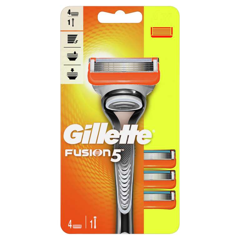 Maszynka do golenia Gillette Fusion5 + 4 wymienne ostrza (wkłady). Maszynka nie tylko dla mężczyzn. W dobrej cenie również zestawy ostrzy.