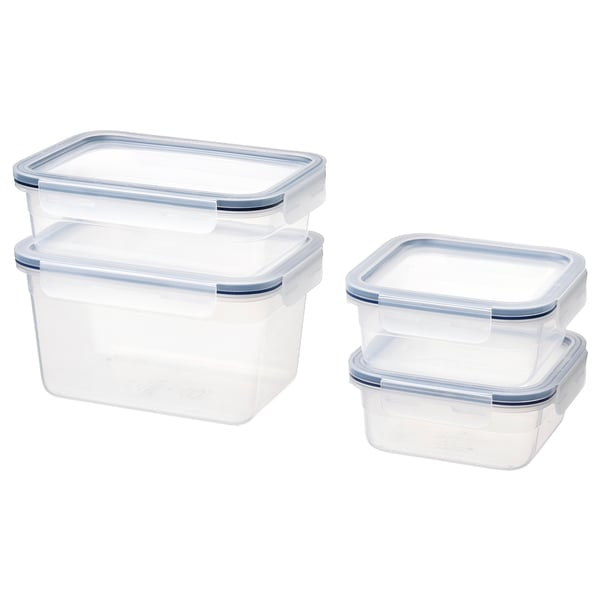 Pojemniki IKEA 365+ | OKAZJA ZBIORCZA | plastik / szkło / stal | pozostałe w opisie