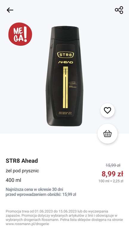 STR8 dezodorant w spray'u 150ml (Rise,Ahead,Live True,Red Code,Original) oraz wybrane żele pod prysznic 400 ml.