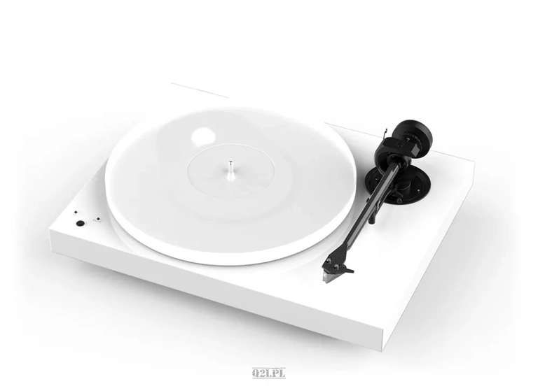 Gramofon Pro-Ject X1 w kolorach białym i orzechowym z wkładką Pick It S2