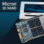 MX500 wewnętrzny dysk SSD (3D NAND, SATA, 2,5 cala) 2 TB - 122,48€