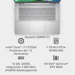 Laptop Dell Inspiron 16 Plus 7630 | i7-13700H | 16" 16:10 2,5k | 16GB RAM | 1TB SSD | RTX 4060 8 GB GDDR6 | Win 11 Home | QWERTZ