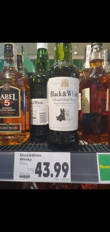 Whisky Black & White 0,7l Kaufland