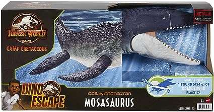 Jurassic World HCB04 - Protektor mórz Mosasaurus Dinosaurus Akcja Figurka, od 4 lat ( Amazon prime 0 zł )
