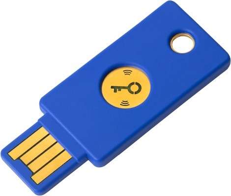 Yubico Security Key NFC by Yubico (ten tańszy)