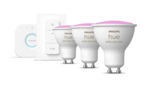 Philips Hue White and color ambiance Zestaw startowy 3xGU10