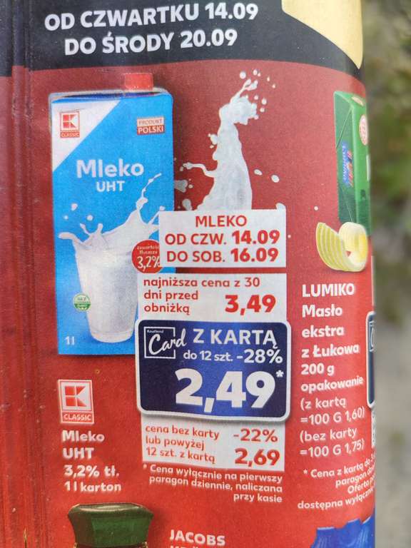 Kaufland - Mleko UHT 3,2%