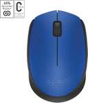 Mysz bezprzewodowa Logitech M171 do PC, Mac, Laptopów - 2.4 GHz, niebieska