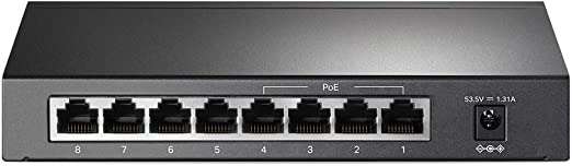 Switch TP-Link TL-SG1008P 8-portowy Gigabit Lan PoE z 4 portami PoE +