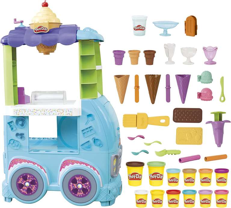 Wielka Lodziarnia Na Kółkach F1039 (Play-Doh Kitchen Creations)
