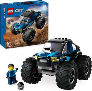 LEGO City 60402 Niebieski monster truck | LEGO Creator 3 w 1 31088 Morskie stworzenia 40 zł | Tylko dla Amazon Prime