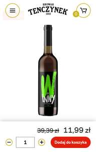 Wino buh konopny biały 12%, 750ml Browar Tenczynek (0zl odbiór osobisty w Tenczynku)