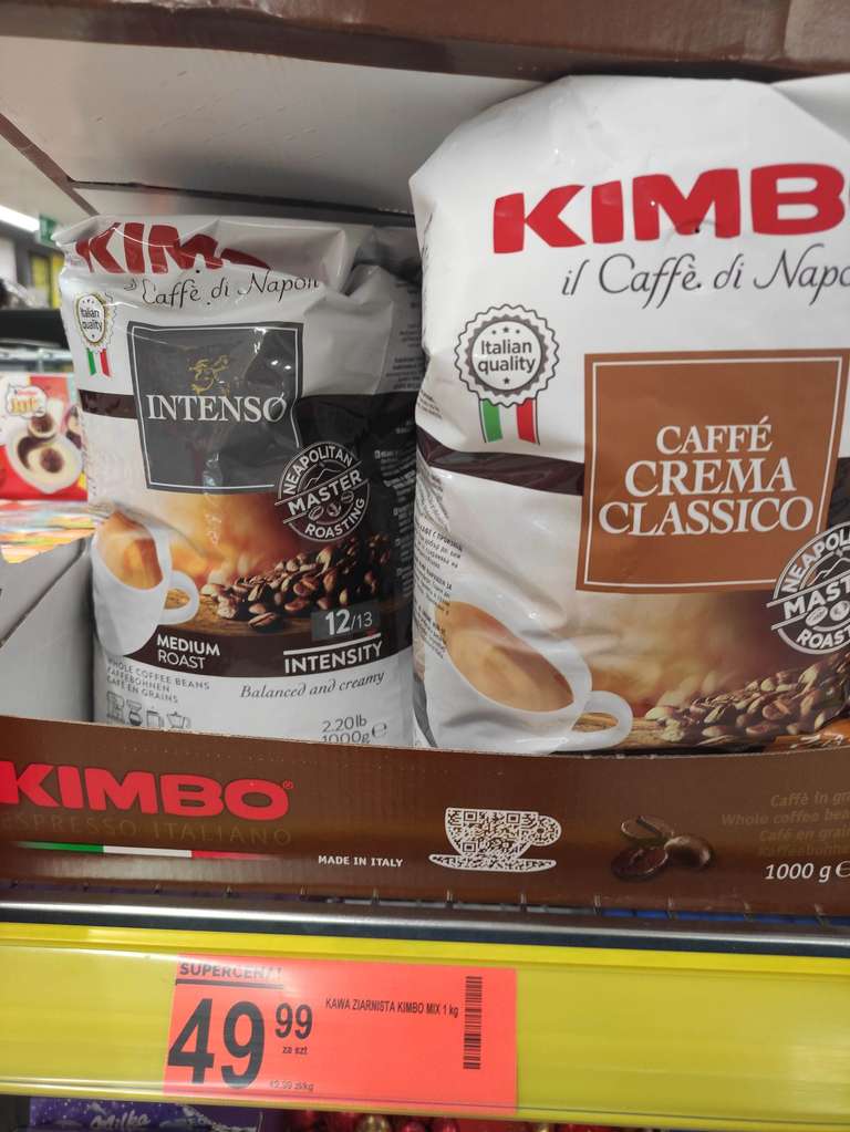 Kawa Kimbo Caffe Crema Classico i inne Biedronka Lublin