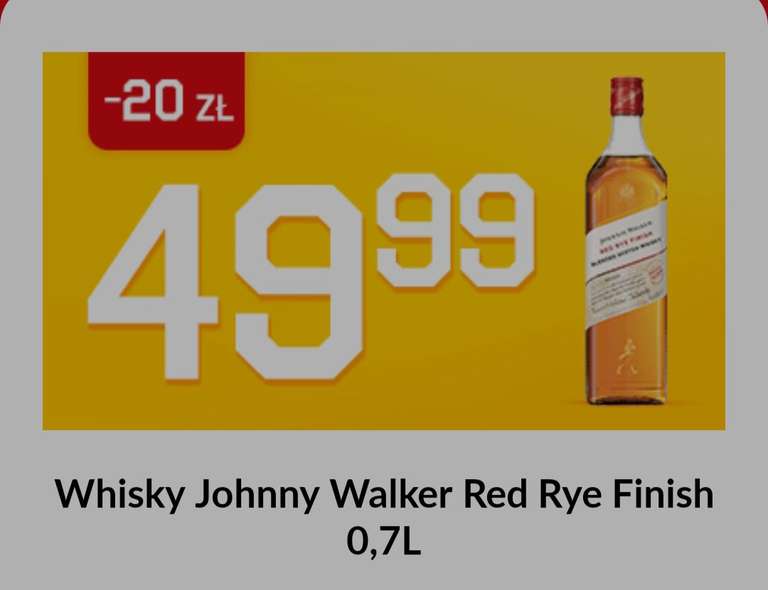 Whisky Johnny Walker Red Rye Finish 0,7L @ Duży Ben