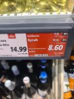 Wino czerwone wytrawne 0,75 l, winnica Kalifornia USA Syrah, 13%, rocznik 2021 w Lidl