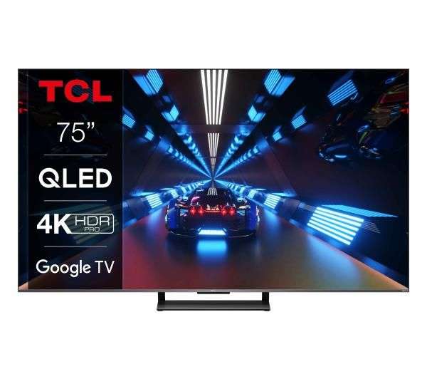 Telewizor TCL 75QLED860 / 75C735 144hz 4K QLED 75" GoogleTV Dolby Atmos Dolby Vision