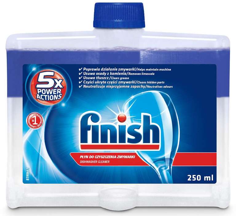 Płyn do czyszczenia zmywarki Finish 250ml lub tabletki Somat Machine Cleaner Regular 3szt. | odb. os. 0zł