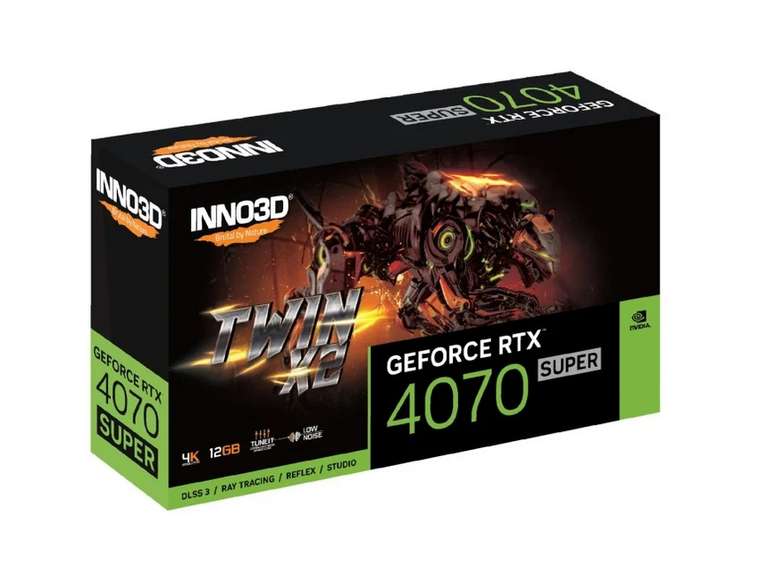 Karta graficzna Inno3D GeForce RTX 4070 Super Twin X2 12GB GDDR6X