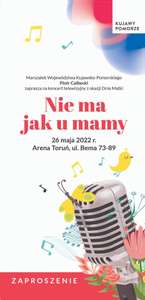 Koncert Nie ma jak u mamy z okazji Dnia Mamy 26.05 Toruń, wstęp bezpłatny