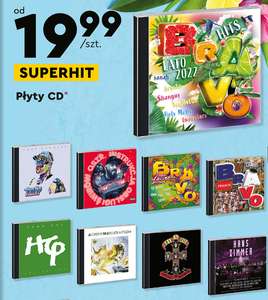 Płyty CD w Biedronce - 108 albumów od 19.99 zł / szt.