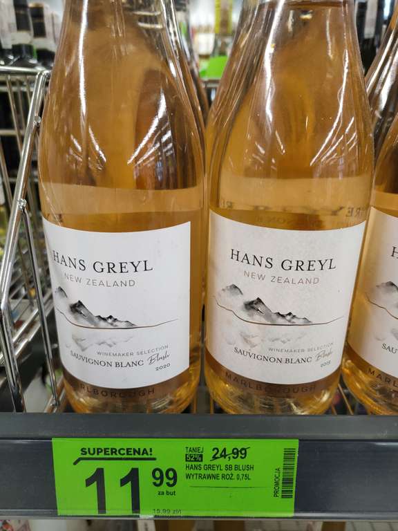 Wino Hans Greyl Marlborough New Zealand Sauvignon Blanc Blush 2019 0,75l