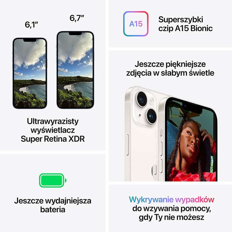 iphone 14 128gb polski amazon